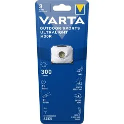 Varta Ultra Light H30R Ladattava Otsavalo