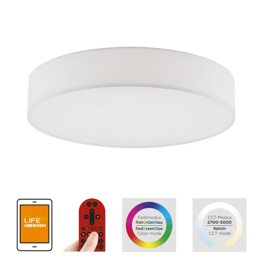 Leuchten Direkt Kiara CCT LED Plafondi 5 Leuchten Direkt Kiara CCT LED Plafondi - Image 3