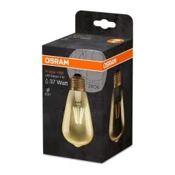 Osram 1906 Edison E27 420lm 2500K Vintage Led-lamppu 9 Osram 1906 Edison E27 420lm 2500K Vintage Led-lamppu -Sisustusvalo Kauppa 4052899962095 2