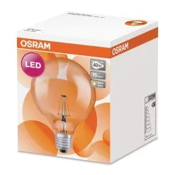 Osram Globe E27 470lm 2700K Filamentti Led-lamppu, Kirkas -Sisustusvalo Kauppa 4052899972384 2