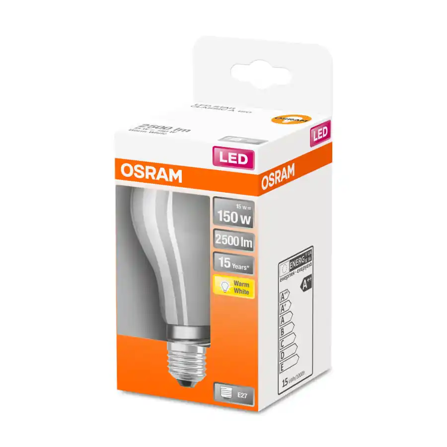 Osram E27 2500lm 2700K Filamentti Led-vakiolamppu, Matta 4 Osram E27 2500lm 2700K Filamentti Led-vakiolamppu, Matta - Image 2