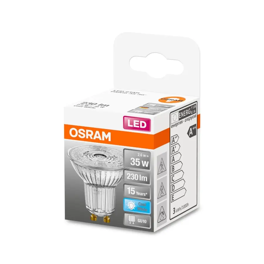 Osram GU10 230lm 4000K Led-kohdelamppu 4 Osram GU10 230lm 4000K Led-kohdelamppu - Image 2