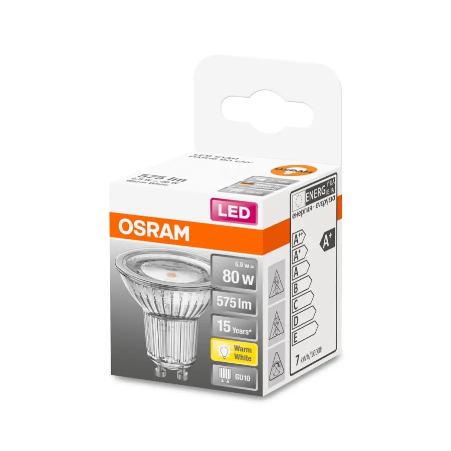 Osram GU10 570lm 2700K Led-kohdelamppu 4 Osram GU10 570lm 2700K Led-kohdelamppu - Image 2