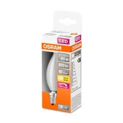 Osram E14 470lm 2700K Himmennettävä Filamentti Led-liekkikynttilä, Matta -Sisustusvalo Kauppa 4058075434585 2