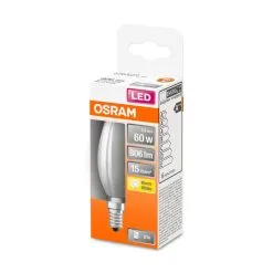 Osram E14 806lm 2700K Filamentti Led-kynttilälamppu, Matta -Sisustusvalo Kauppa 4058075435513 2