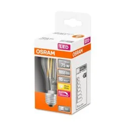 Osram E27 1055lm 2700K Himmennettävä Filamentti Led-vakiolamppu, Kirkas -Sisustusvalo Kauppa 4058075436886 2
