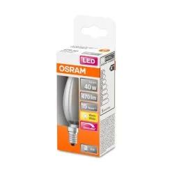 Osram E14 470lm 2700K Himmennettävä Filamentti Led-kynttilälamppu, Matta 5 Osram E14 470lm 2700K Himmennettävä Filamentti Led-kynttilälamppu, Matta -Sisustusvalo Kauppa 4058075436985 2