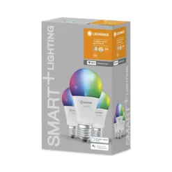 Ledvance Smart+ Wifi E27 806lm RGBW 3kpl Led-älyvakiolamppu -Sisustusvalo Kauppa 4058075485754 3