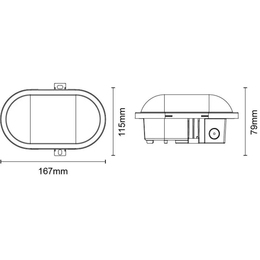 Megaman IP44 ODI Ovaali Led Varastovalaisin 7 Megaman IP44 ODI Ovaali Led Varastovalaisin - Image 5