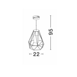 Nova Luce Isidora IP54 Riippuvalaisin -Sisustusvalo Kauppa 5212017413123 3