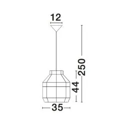 Nova Luce Mia Ø35 Riippuvalaisin 11 Nova Luce Mia Ø35 Riippuvalaisin -Sisustusvalo Kauppa 5212017416704 5