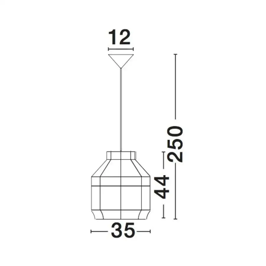Nova Luce Mia Ø35 Riippuvalaisin 7 Nova Luce Mia Ø35 Riippuvalaisin - Image 5