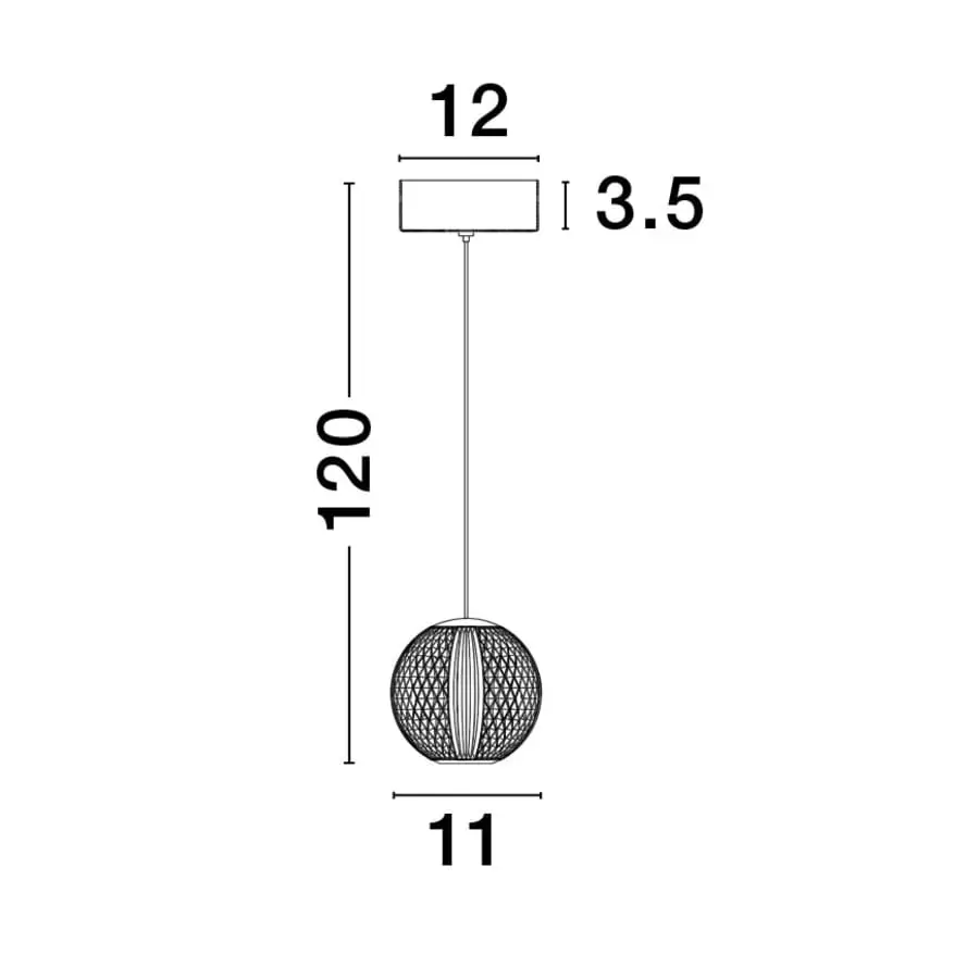 Nova Luce Brillante Riippuvalaisin 6 Nova Luce Brillante Riippuvalaisin - Image 4