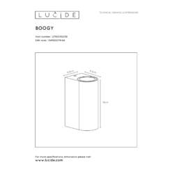 Lucide Boogy Ulkoseinävalaisin -Sisustusvalo Kauppa 5411212271044 3