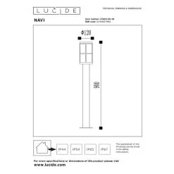 Lucide Navi IP54 Pylväsvalaisin 9 Lucide Navi IP54 Pylväsvalaisin -Sisustusvalo Kauppa 5411212271983 4