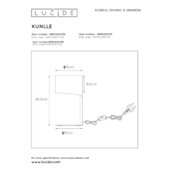 Lucide Knulle Pöytävalaisin -Sisustusvalo Kauppa 5411212450722 5