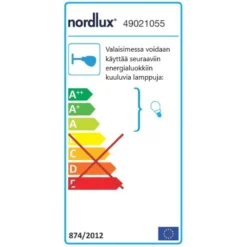 Nordlux Polperro Seinävalaisin -Sisustusvalo Kauppa 5701581464582 5