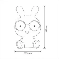 Polux Krolik LED Pöytävalaisin 11 Polux Krolik LED Pöytävalaisin -Sisustusvalo Kauppa 5901508307699 5