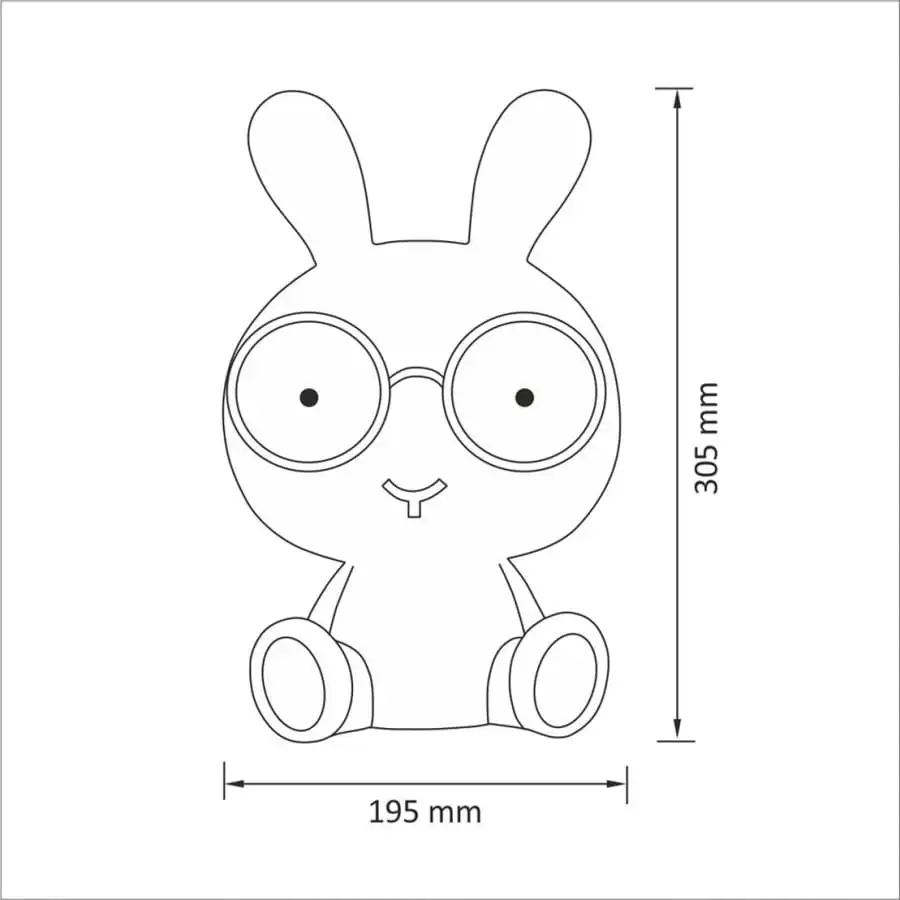 Polux Krolik LED Pöytävalaisin 7 Polux Krolik LED Pöytävalaisin - Image 5