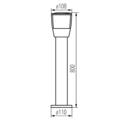 Kanlux Sorta Ulkopylväsvalaisin -Sisustusvalo Kauppa 5905339256843 4