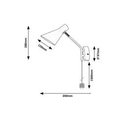 Rabalux Alfons Seinävalaisin -Sisustusvalo Kauppa 5998250330501 3
