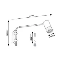 Rabalux Zircon Seinävalaisin 6 Rabalux Zircon Seinävalaisin -Sisustusvalo Kauppa 5998250350721 2