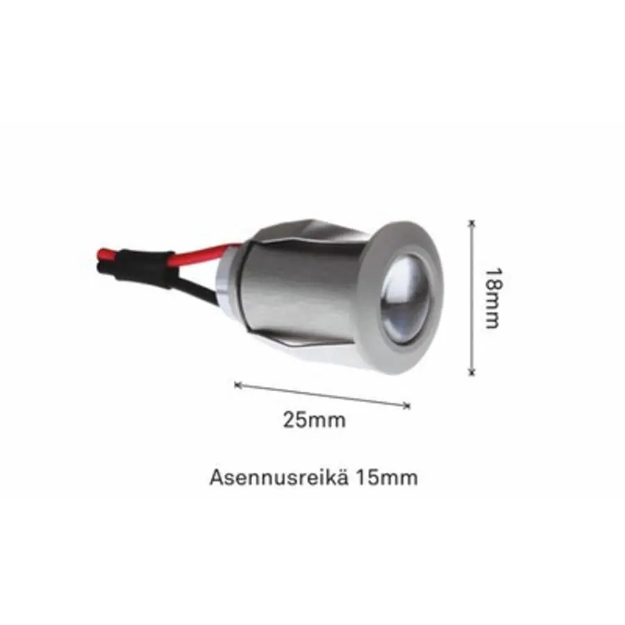 Saas Highline Sauna 6x3w 3K ALU 350MA Saunavalaisin 5 Saas Highline Sauna 6x3w 3K ALU 350MA Saunavalaisin - Image 3