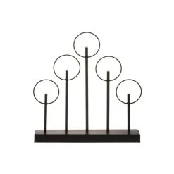 Finnlumor 5-haarainen Musta Metalli Kynttelikkö 8 Finnlumor 5-haarainen Musta Metalli Kynttelikkö -Sisustusvalo Kauppa 6410413305953 3