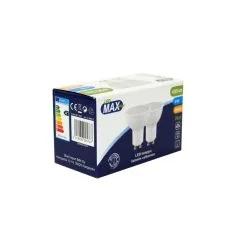 LED Max GU10 6W 450lm 3000K 2kpl Led Kohdelamppu 5 LED Max GU10 6W 450lm 3000K 2kpl Led Kohdelamppu -Sisustusvalo Kauppa 6418536005767 2