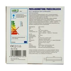 Led Energie 370lm Neliö Pinta 3CCT+himmennettävä Led Paneelivalo, Sisäänrakennettu Liitäntälaite 7 Led Energie 370lm Neliö Pinta 3CCT+himmennettävä Led Paneelivalo, Sisäänrakennettu Liitäntälaite -Sisustusvalo Kauppa 6418536007341 3