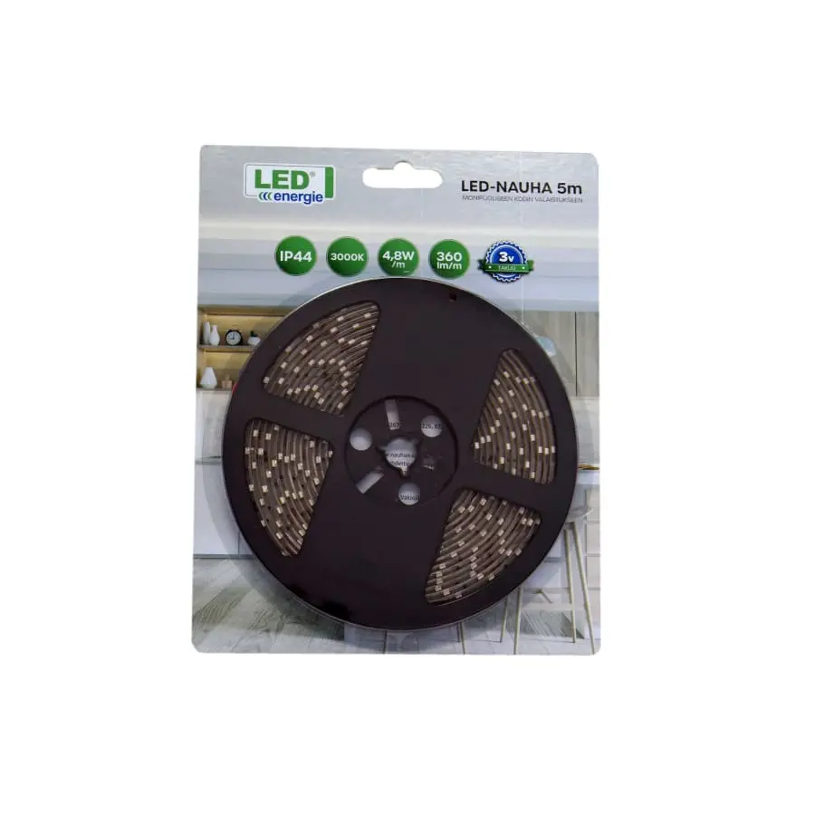 Led Energie 5m 12V IP44 4,8W/m Ledvalonauha 4 Led Energie 5m 12V IP44 4,8W/m Ledvalonauha - Image 2