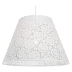 Sessak Elise Riippuvalaisin Valkoinen, Pitsi -Sisustusvalo Kauppa 6430012959869