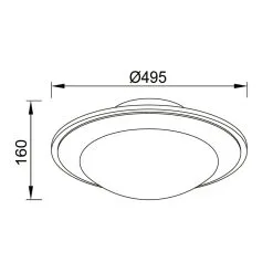 Focuslight Saturnus LED Plafondi -Sisustusvalo Kauppa 6430037133817 4