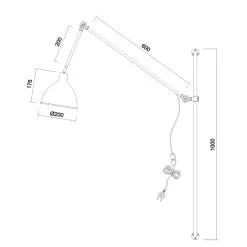 Focuslight Karenna Seinävalaisin -Sisustusvalo Kauppa 6430037134067 2