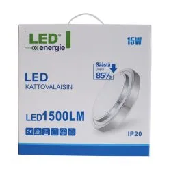 Led Energie 15W 1500lm Hopea LED-plafondi 6 Led Energie 15W 1500lm Hopea LED-plafondi -Sisustusvalo Kauppa 6430058413394 2