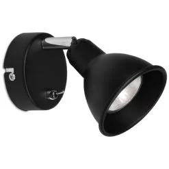 Sessak Mario Musta Seinävalaisin -Sisustusvalo Kauppa 6430062565010