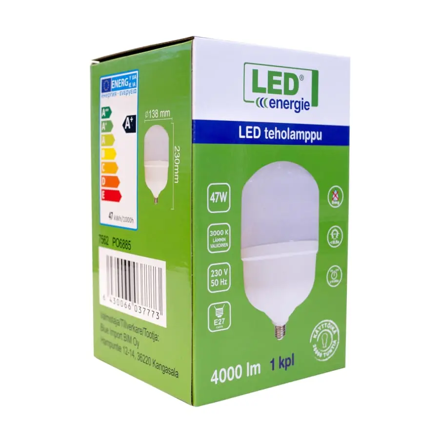 Led Energie E27 4000lm 3000K Led-suurteholamppu 4 Led Energie E27 4000lm 3000K Led-suurteholamppu - Image 2