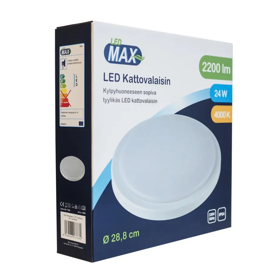 LED Max IP54 2200lm Kosteantilan Led Plafondi 5 LED Max IP54 2200lm Kosteantilan Led Plafondi - Image 3