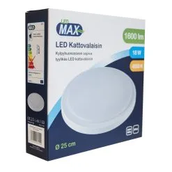 LED Max IP54 1600lm Kosteantilan Led Plafondi -Sisustusvalo Kauppa 6430066039494 3