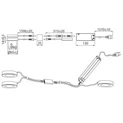 Airam Auri 3 X 150lm Led-alasvalosetti 11 Airam Auri 3 X 150lm Led-alasvalosetti -Sisustusvalo Kauppa 6435200194213 5