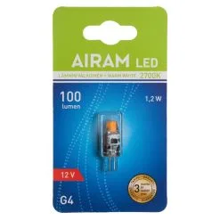 Airam G4 12v 100lm Ledlamppu 7 Airam G4 12v 100lm Ledlamppu -Sisustusvalo Kauppa 6435200203656 2