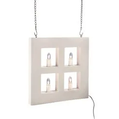 Airam Valkoinen 25x25cm Led Ikkuna