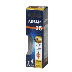 Airam E14 250 Lm Filamentti Pisara Led Kynttilälamppu -Sisustusvalo Kauppa 6435200242648 2