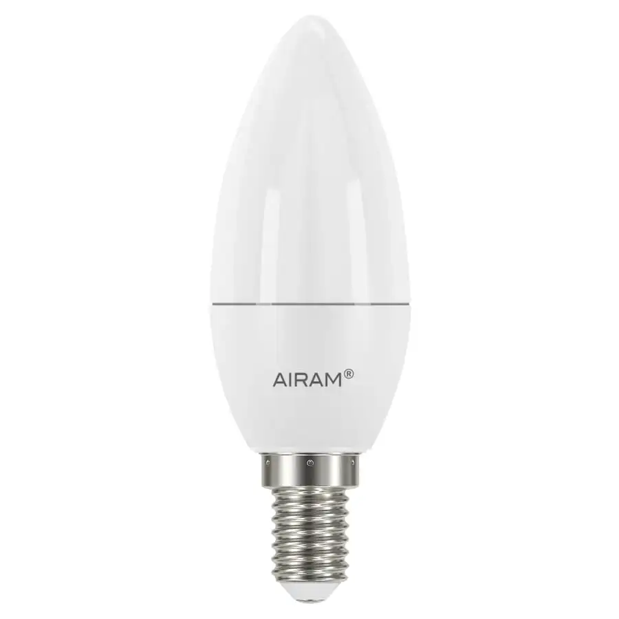Airam E14 480 Lm Himmennettävä Opaali Led Kynttilälamppu 3 Airam E14 480 Lm Himmennettävä Opaali Led Kynttilälamppu