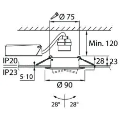 Airam Lucca II GU10 Alasvalo (ei Sis Lamppua) 9 Airam Lucca II GU10 Alasvalo (ei Sis Lamppua) -Sisustusvalo Kauppa 6435200247667 4