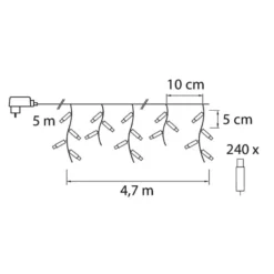 Airam SmartHome 5m 240-os Etäohjattava Jääpuikkovalosarja -Sisustusvalo Kauppa 6435200280725 4