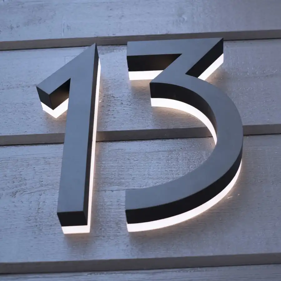 Finnbear Talonumero D LED-taustavalolla 4 Finnbear Talonumero D LED-taustavalolla - Image 2