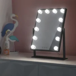 Lumio Lights Hollywood Peili 12 Lamppua Musta -Sisustusvalo Kauppa 6438014320922 3