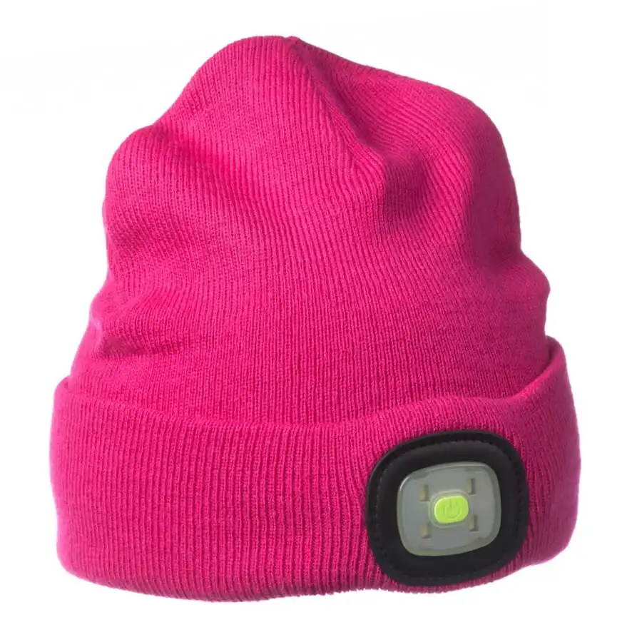 Visiray Beanie Pinkki Ladattava LED-pipo 3 Visiray Beanie Pinkki Ladattava LED-pipo