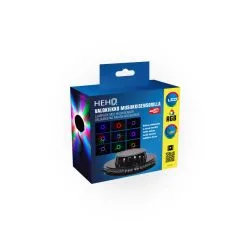HEHQ RGB LED Valokiekko Musiikkisensorilla USB-liitäntä -Sisustusvalo Kauppa 6438152075739 4